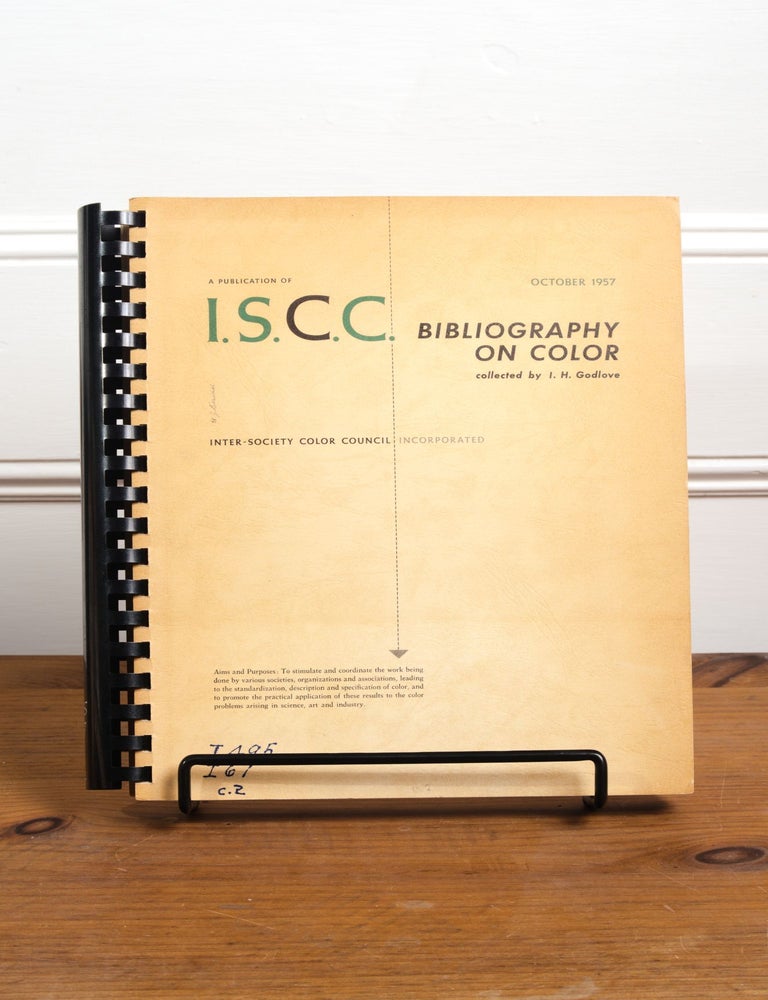 Item #346 Bibliography on Color. I. H. Godlove, collected by.